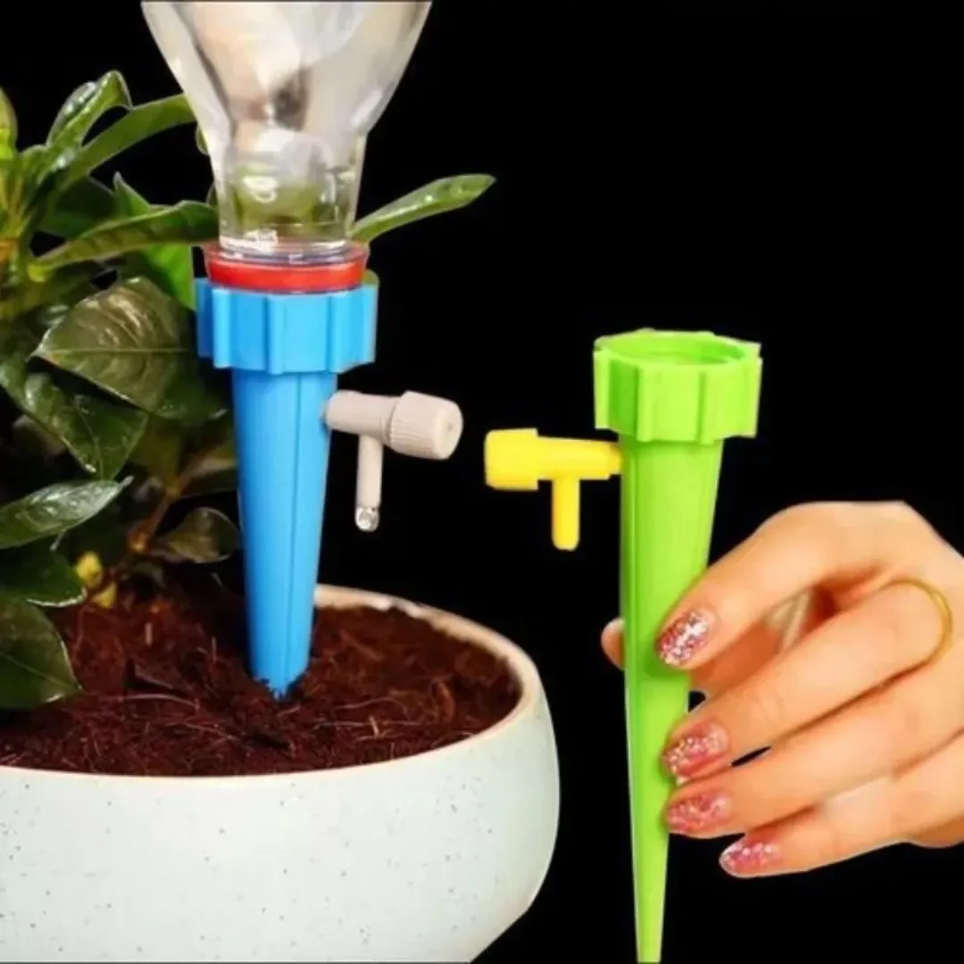 Bouteille arrosage goutte à goutte pour plantes – Arrosage automatique facile, plantes vertes toujours hydratées – Image 2