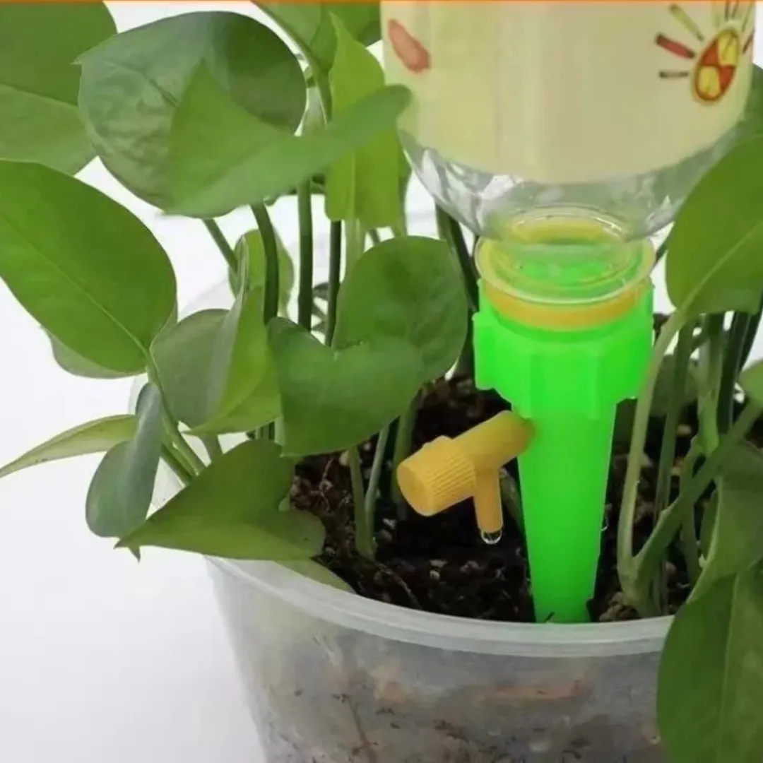 Bouteille arrosage goutte à goutte pour plantes – Arrosage automatique facile, plantes vertes toujours hydratées – Image 6