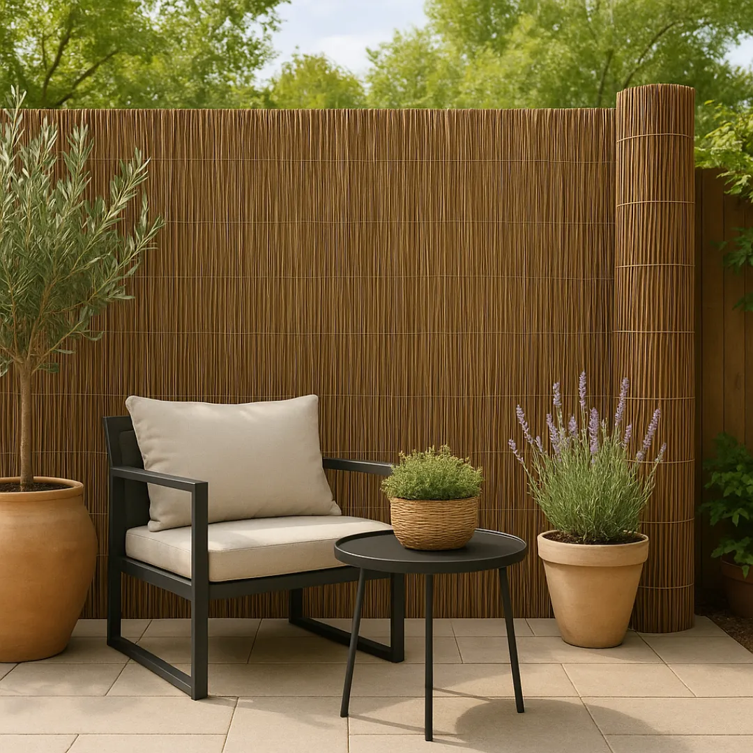 Brise-vue naturel osier pour jardinet terrasse – Intimité élégante et protection solaire 100% naturelle – Image 5