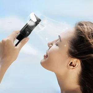 Brumisateur de poche plage – Rafraîchissement instantané en été, léger et compact pour vos sorties au soleil