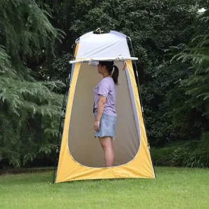 Cabine de plage pliable pop up – Intimité instantanée et protection UV pour vos journées en bord de mer