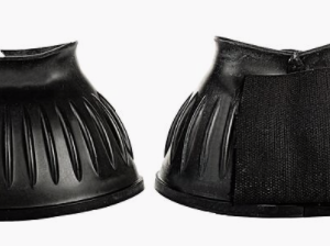 Cloche caoutchouc avec fermeture velcro HKM par paire – 8605