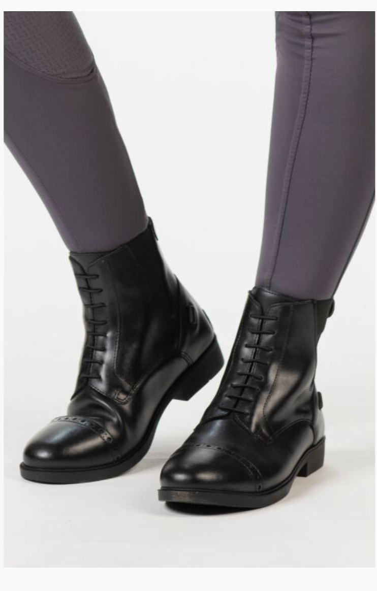 Boots en cuir synthétique -Sheffield- HKM Noires