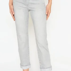angels jeans femme darleen crop gris perle