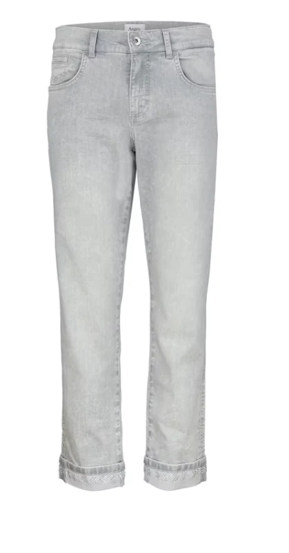 angels jeans femme darleen crop gris perle – Image 4