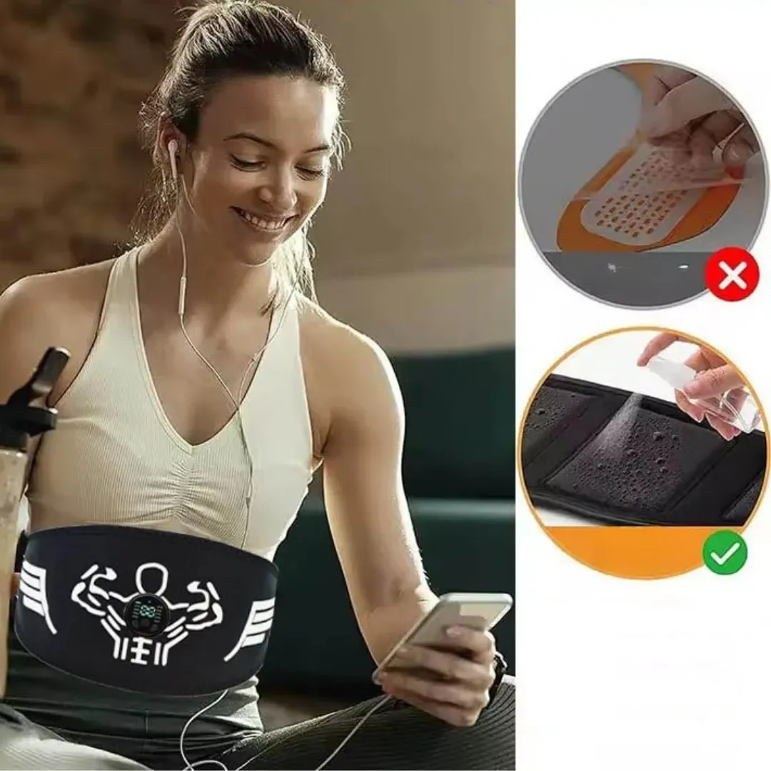 Ceinture EMS de tonification abdominale USB – Perdez du ventre sans effort à la maison – Résultats rapides et visibles – Image 3