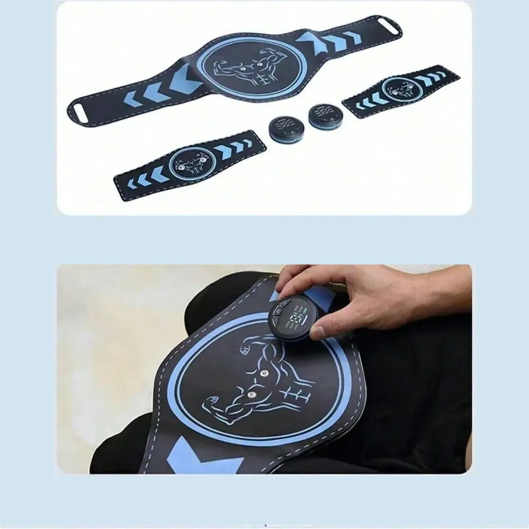 Ceinture EMS fitness USB entraînement maison – Tonifiez vos abdos sans effort depuis chez vous – Image 6