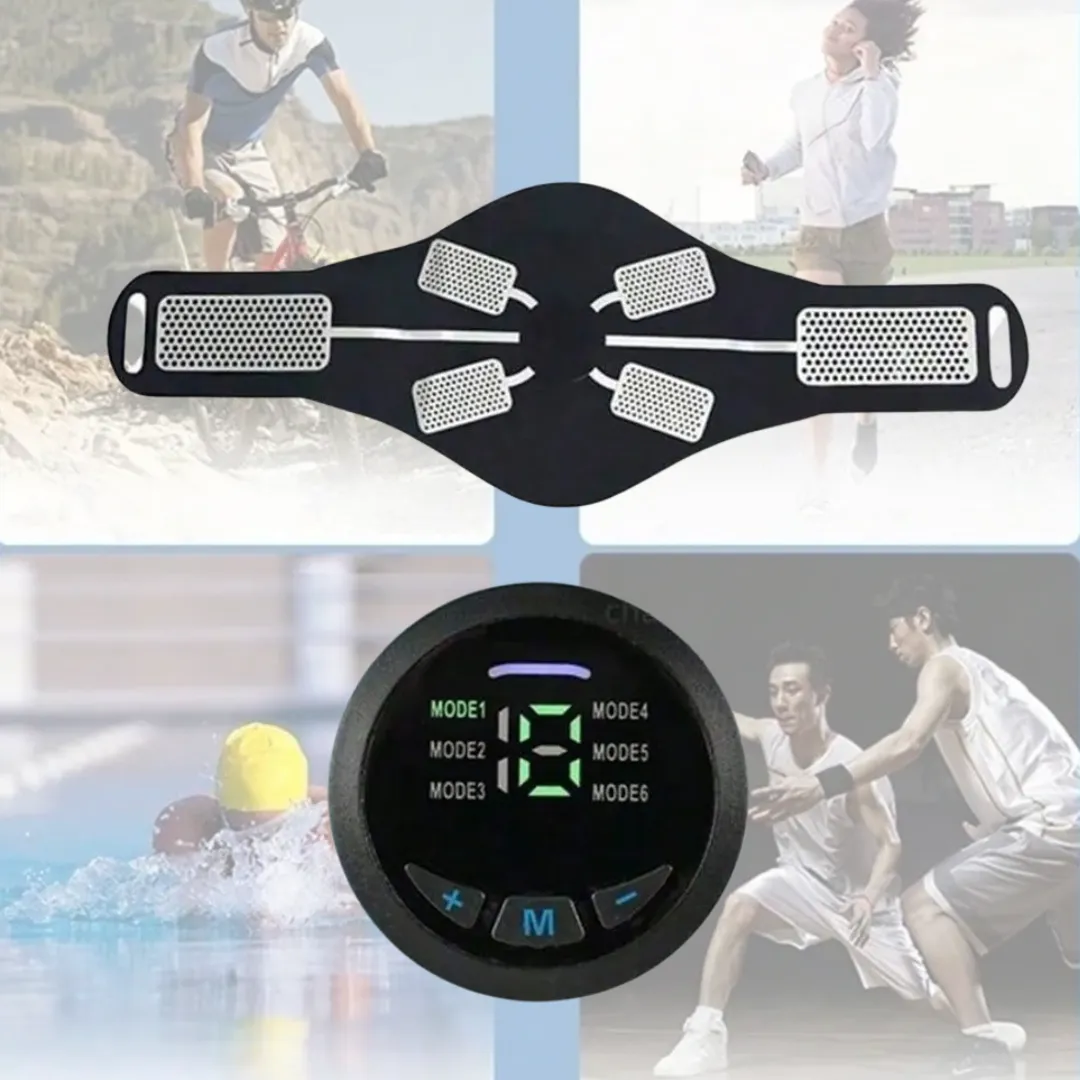 Ceinture EMS fitness USB entraînement maison – Tonifiez vos abdos sans effort depuis chez vous – Image 7