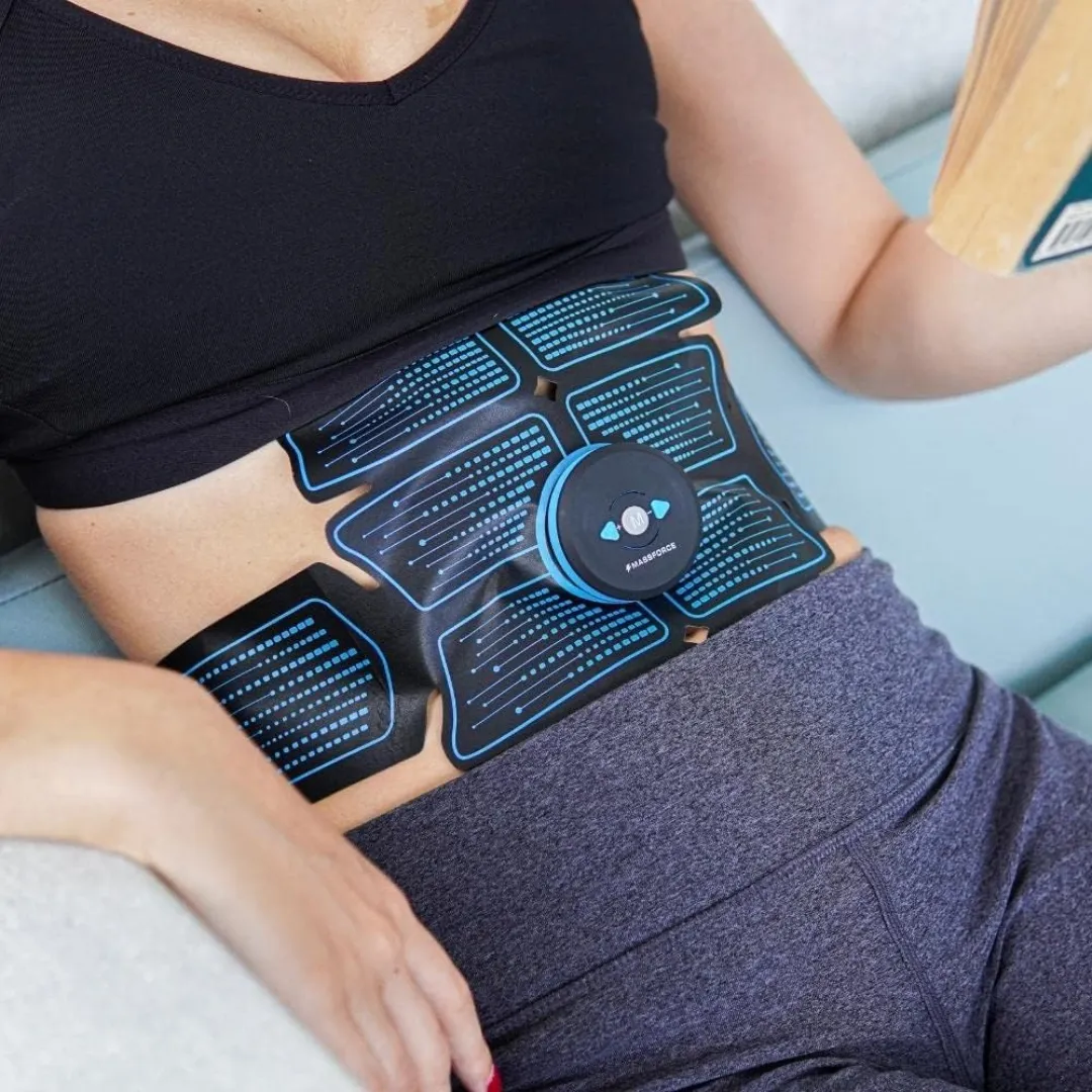 Ceinture abdominale electrostimulation USB – Perte de ventre rapide – Muscles tonifiés sans effort – Image 3