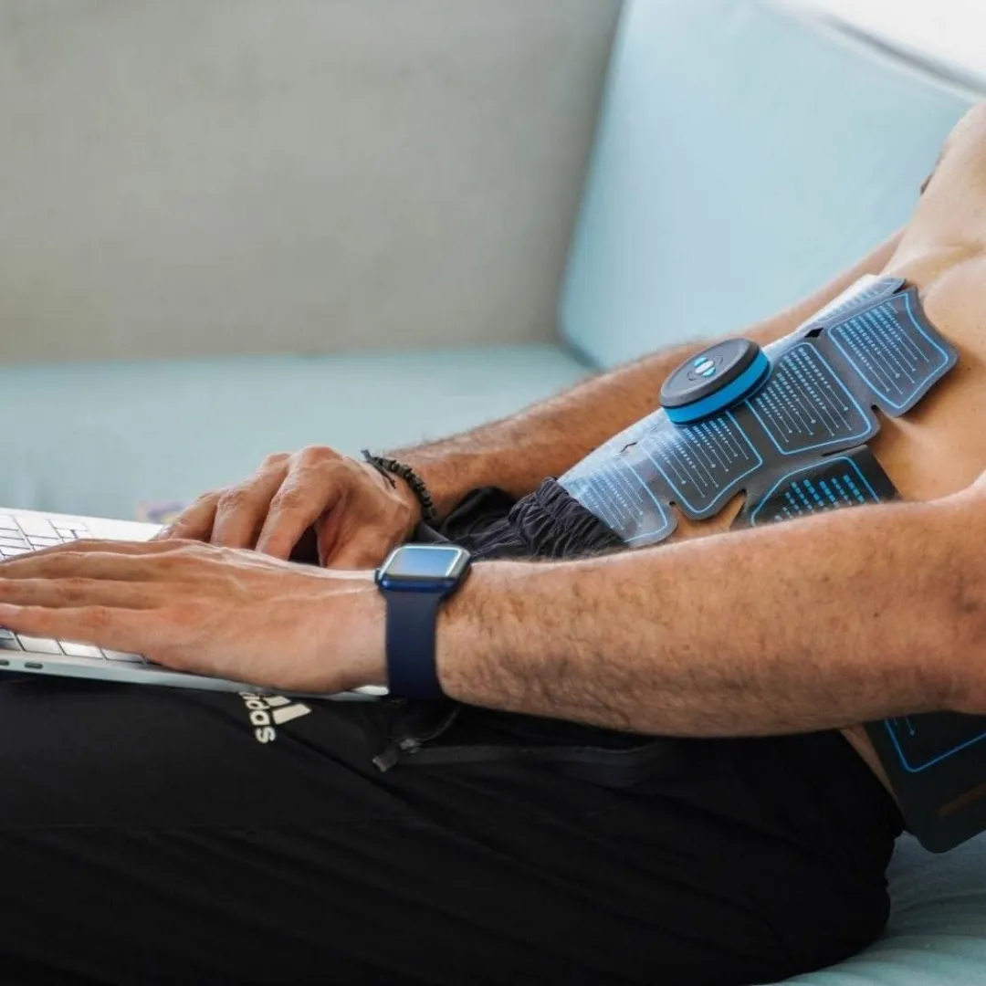 Ceinture abdominale electrostimulation USB – Perte de ventre rapide – Muscles tonifiés sans effort – Image 4