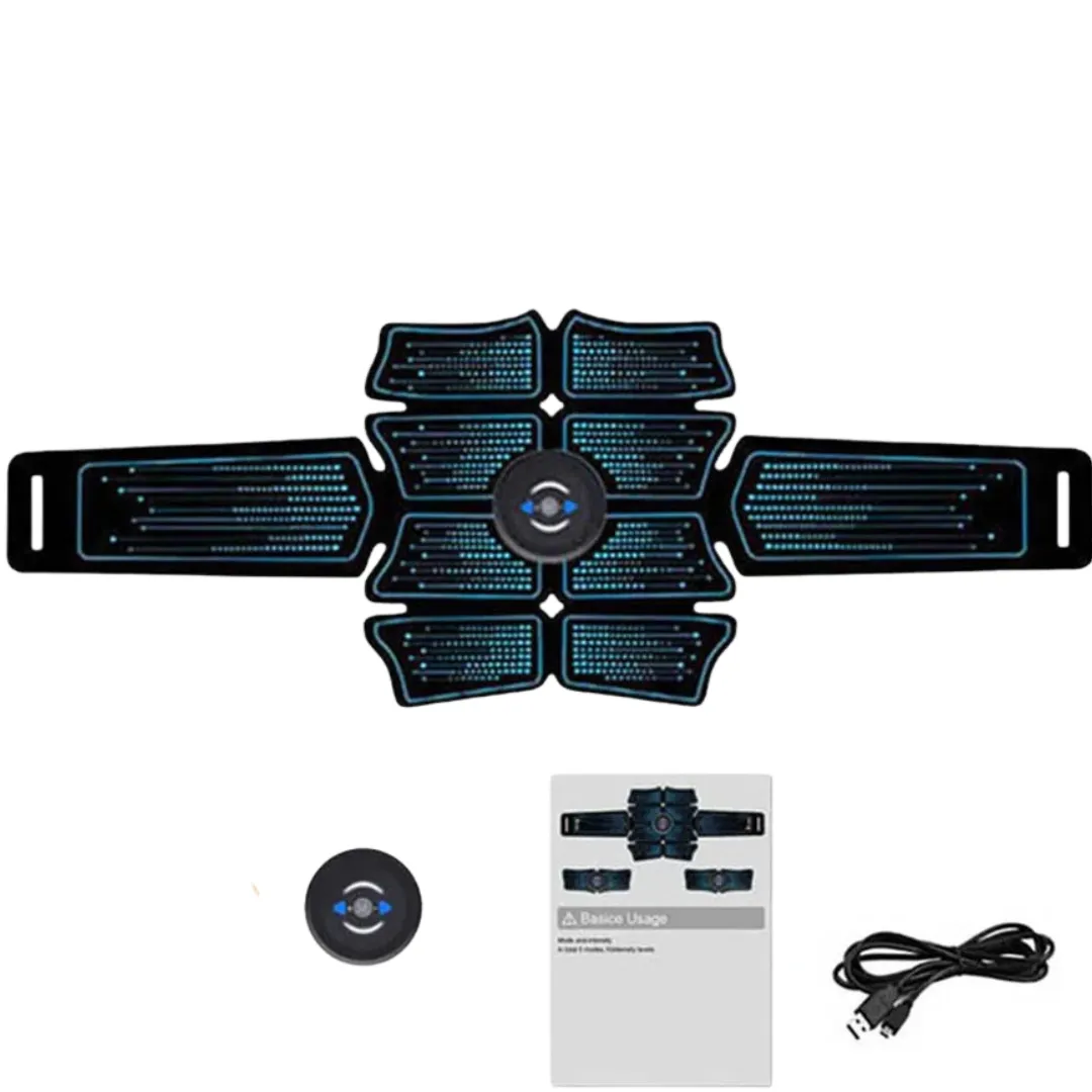 Ceinture abdominale electrostimulation USB – Perte de ventre rapide – Muscles tonifiés sans effort – Image 8
