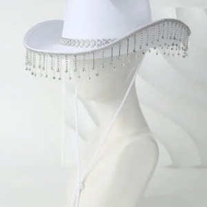 Chapeau de cowboy femme – Style western chic pour festivals, déguisements ou soirées à thème