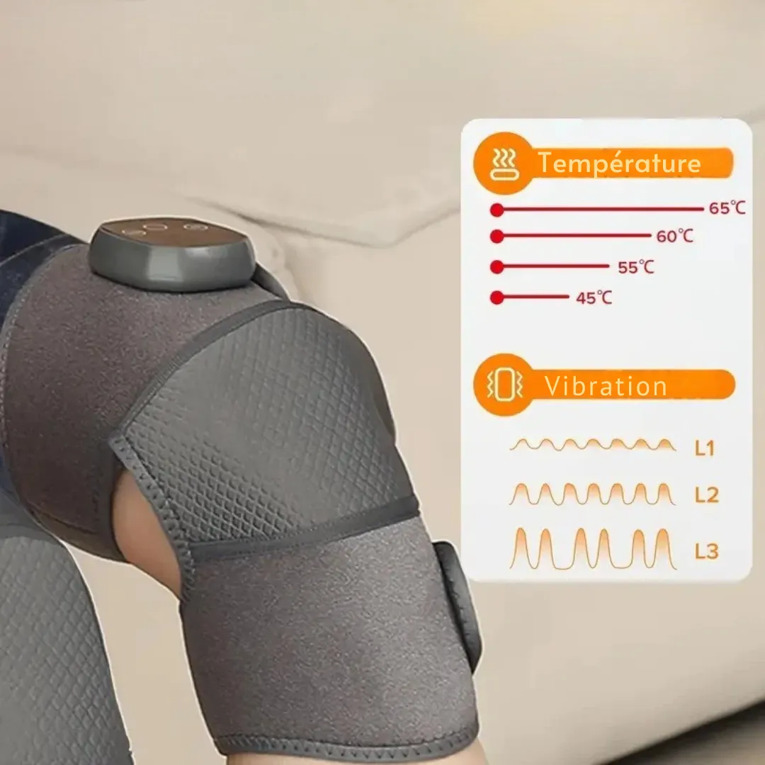 Chauffage électrique protection du genou – Soulage douleurs articulaires & arthrose – Confort thermique ciblé – Image 5
