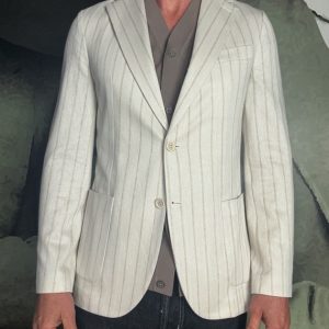 CIRCOLO – Veste A Rayures Beige