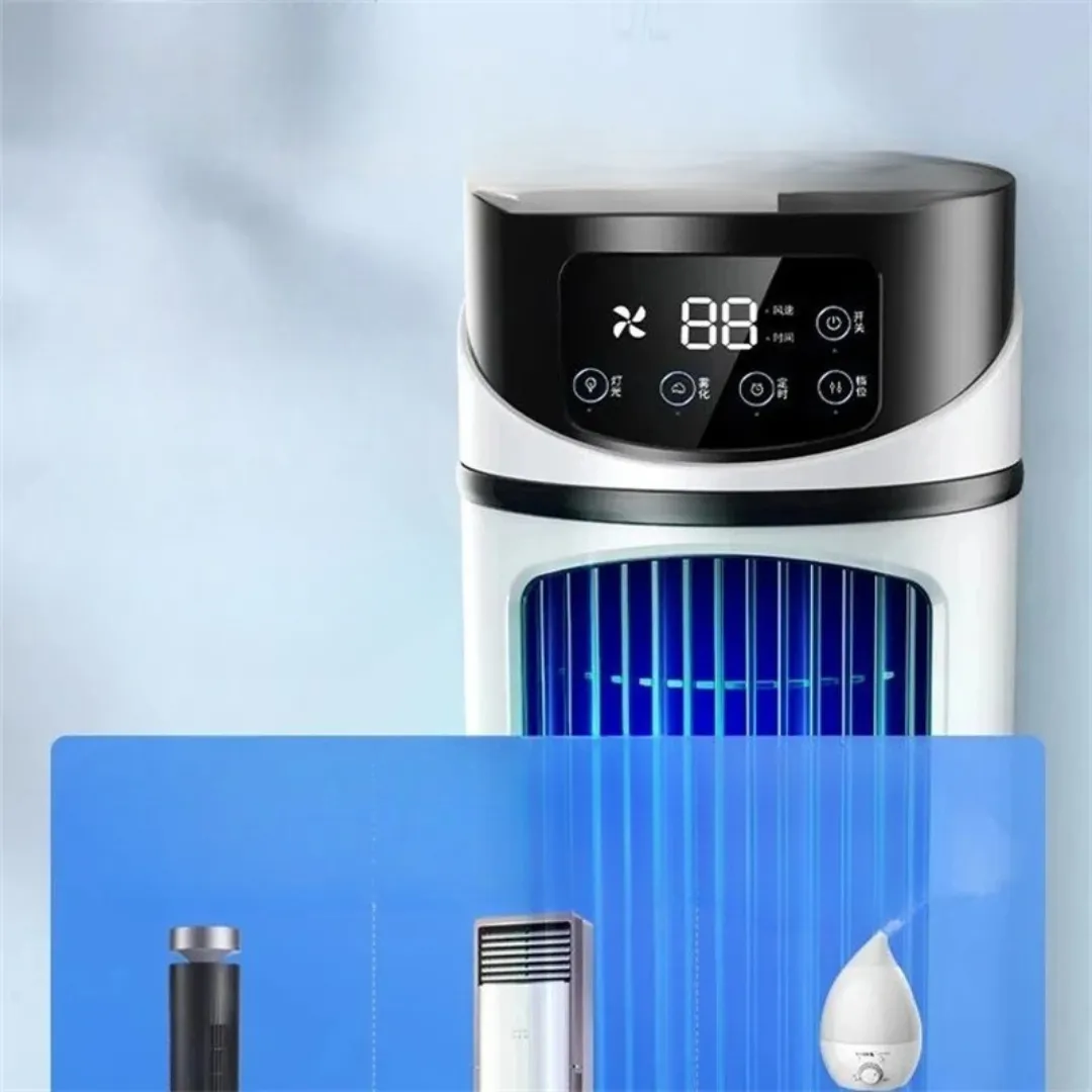 Climatiseur mobile silencieux sans installation – Rafraîchissement instantané sans travaux, idéal pour l’été – Image 3