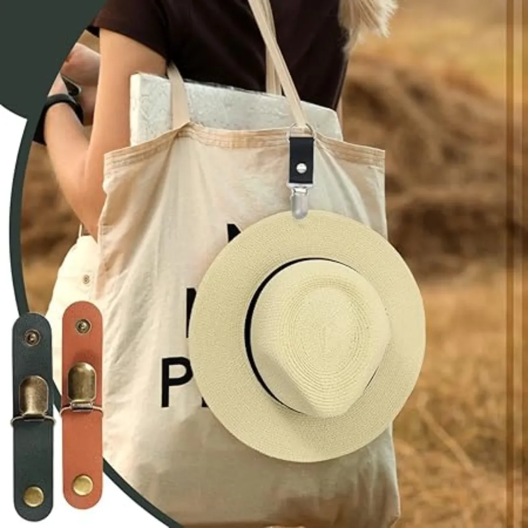 Clip de chapeau magnétique – Gardez votre chapeau en place même par grand vent – Idéal pour la plage et les voyages – Image 3