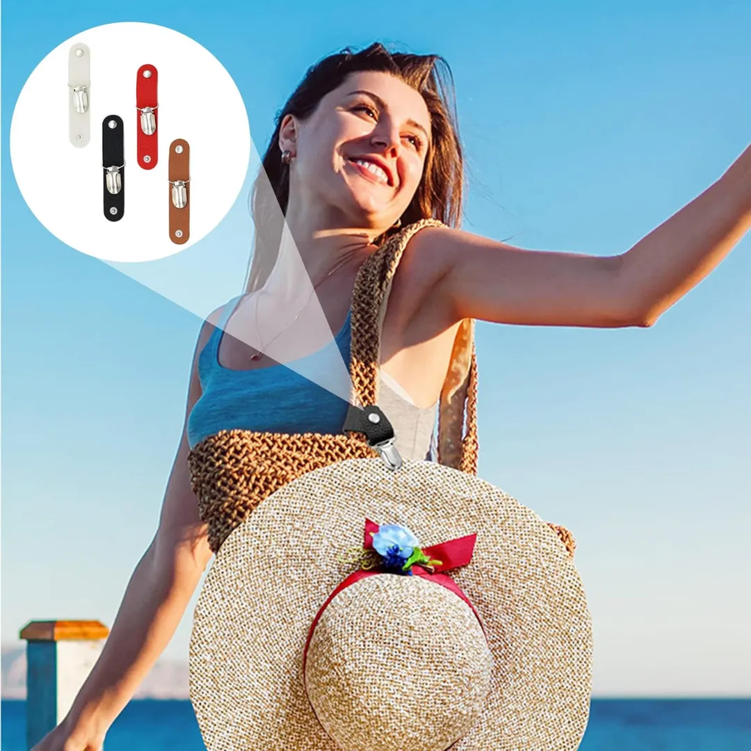 Clip de chapeau magnétique – Gardez votre chapeau en place même par grand vent – Idéal pour la plage et les voyages – Image 5