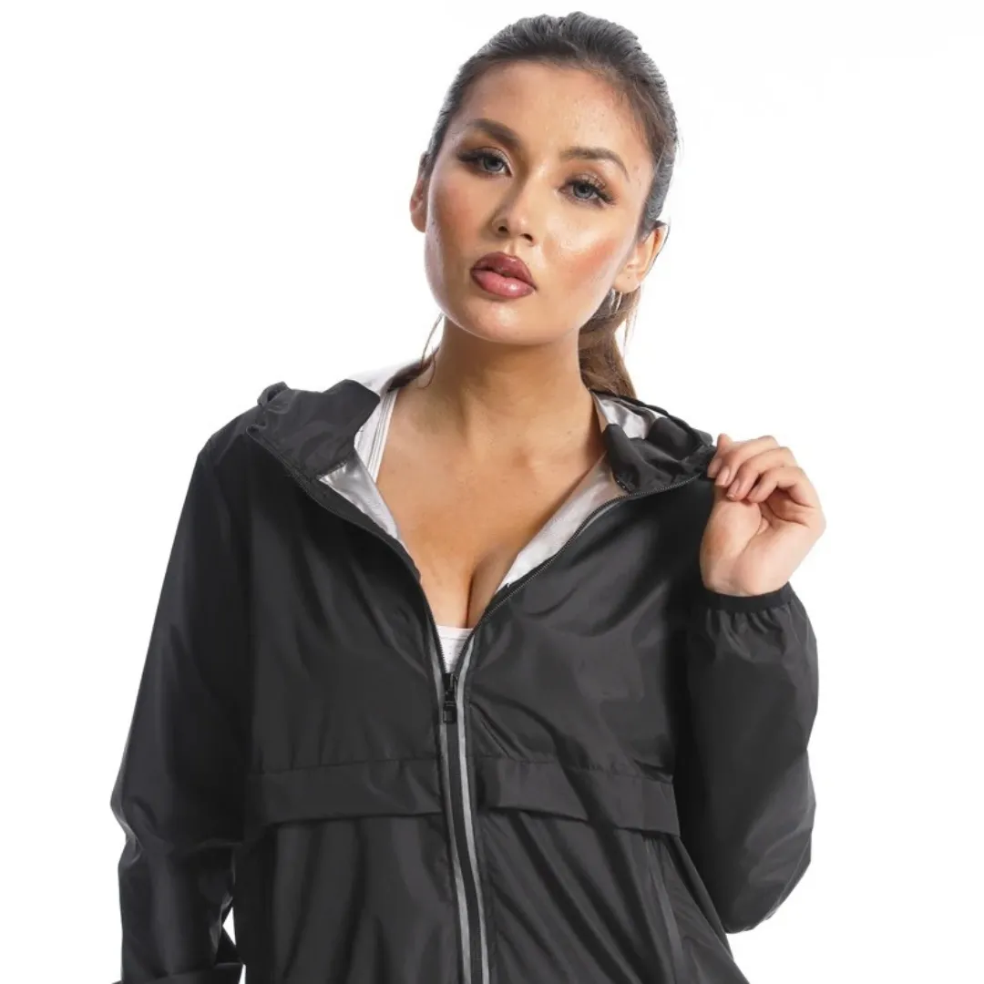 Ensemble survêtement amincissant à capuche – Affinez votre silhouette en transpirant plus à chaque séance – Image 6