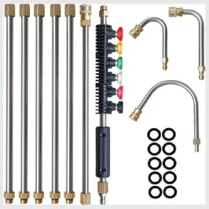 JetReach™Lance Télescopique pour Nettoyeur à Pression