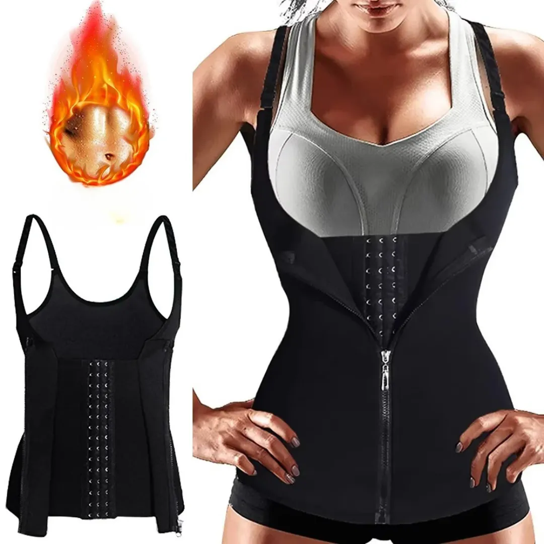 Corset de sudation avec ceinture abdominale – Taille affinée et ventre plat grâce à une sudation intense – Image 5