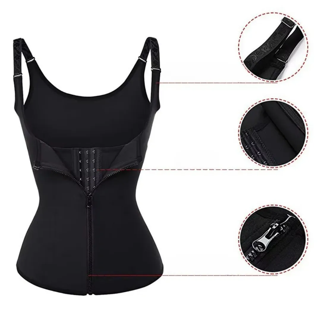 Corset de sudation avec ceinture abdominale – Taille affinée et ventre plat grâce à une sudation intense – Image 6