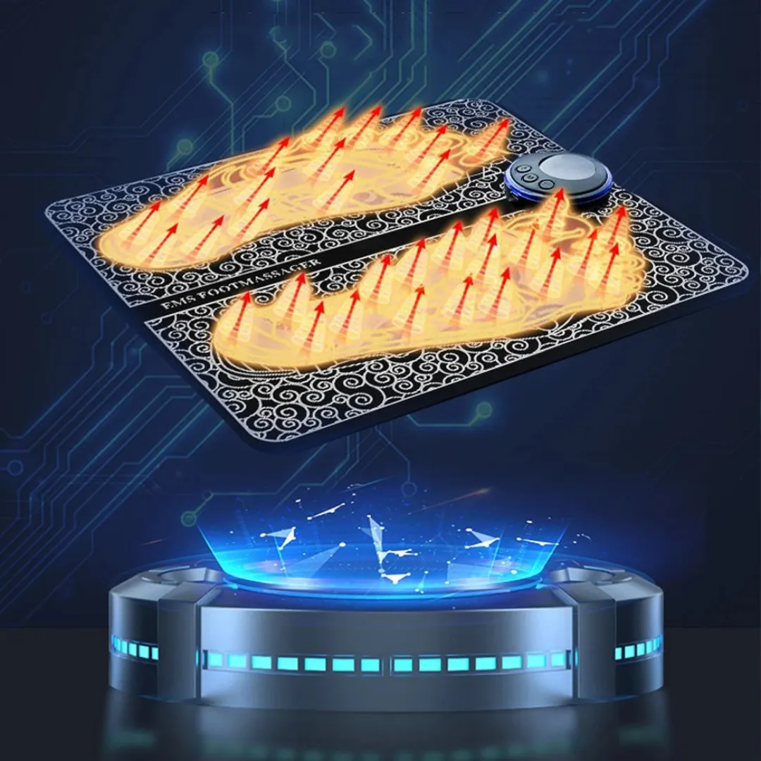 Coussin de massage électrique des pieds – Soulage les douleurs, stimule la circulation, détente instantanée à la maison – Image 4