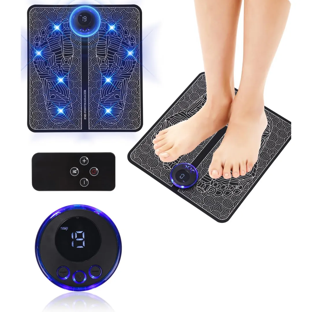 Coussin de massage électrique des pieds – Soulage les douleurs, stimule la circulation, détente instantanée à la maison – Image 7