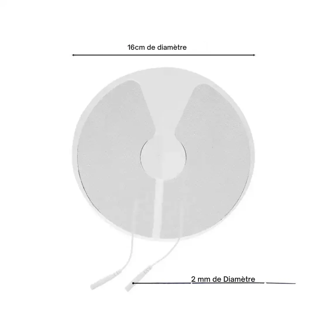 Coussinets d’électrode de poitrine en tissu – Soulage les douleurs musculaires et améliore la récupération – Image 7