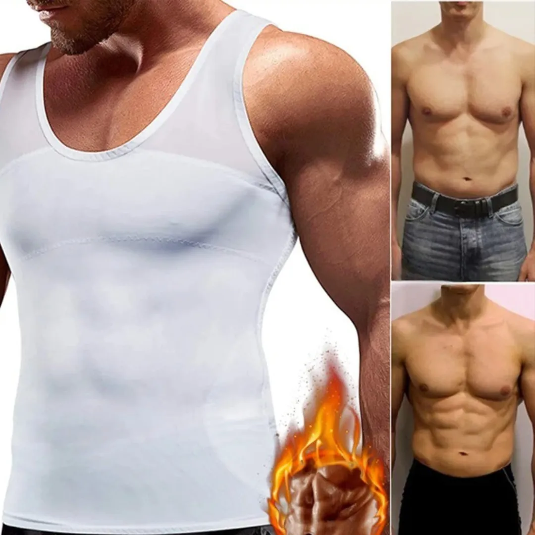 Débardeur de compression homme – Affine la silhouette, brûle les graisses, booste la confiance au quotidien – Image 3