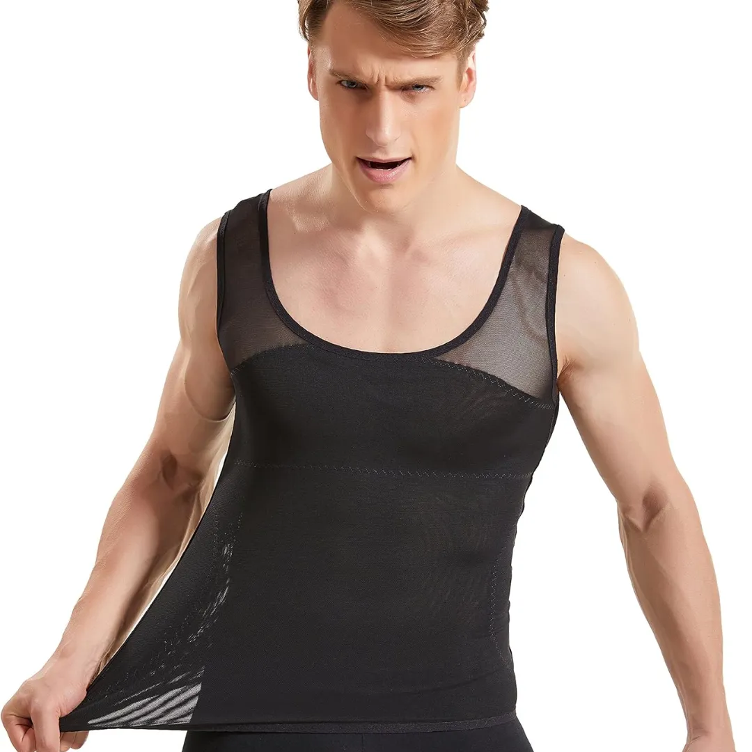 Débardeur de compression homme – Affine la silhouette, brûle les graisses, booste la confiance au quotidien