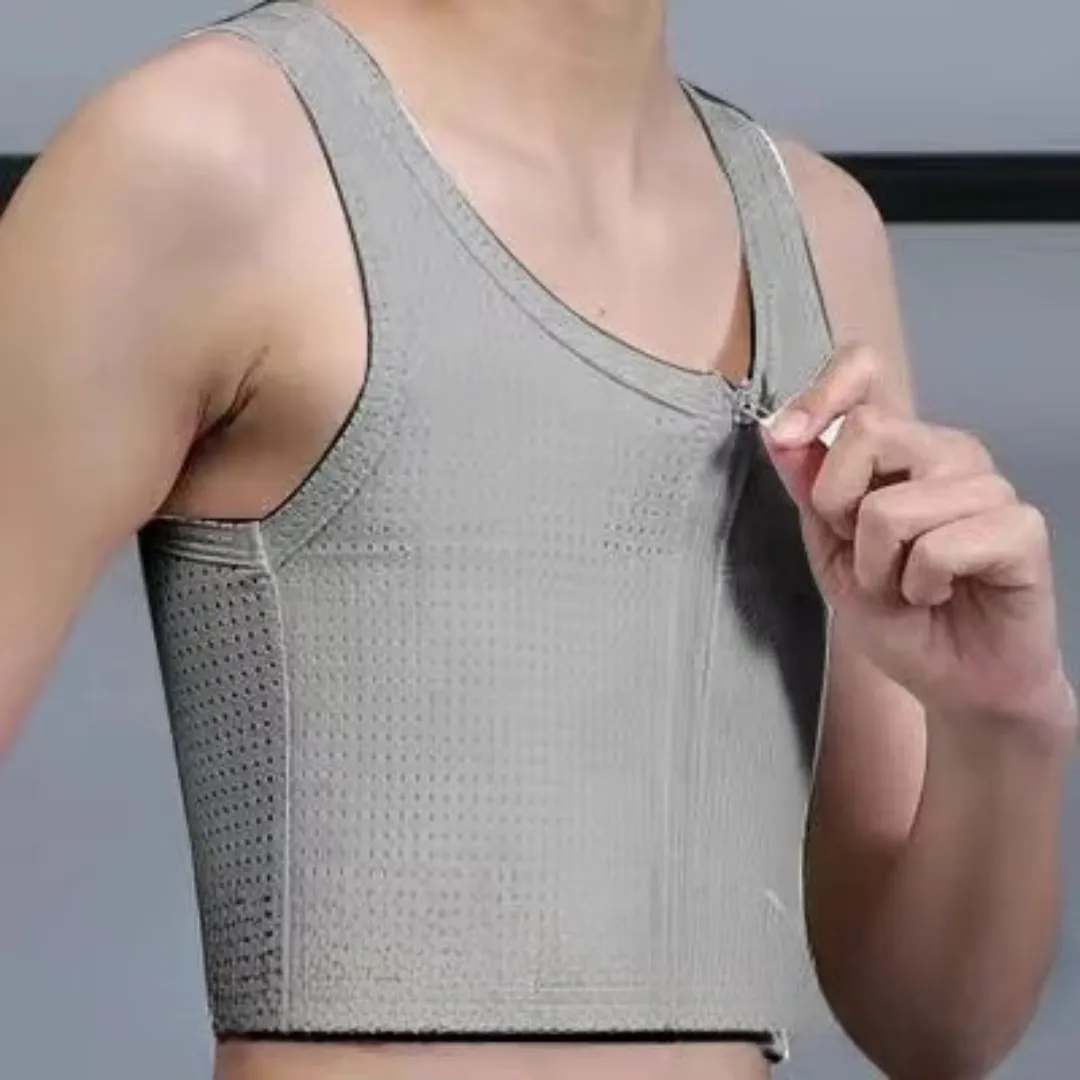 Débardeur de compression poitrine plate – Silhouette affinée et torse lisse instantané – Confort maximal au quotidien – Image 5