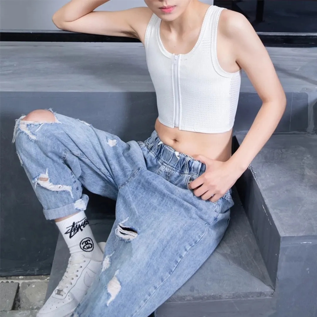 Débardeur de compression poitrine plate – Silhouette affinée et torse lisse instantané – Confort maximal au quotidien – Image 3