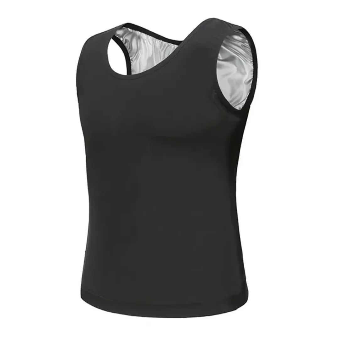 Débardeur de sudation homme – Brûle graisses efficacement pour un ventre plat – Idéal sport & fitness – Image 3