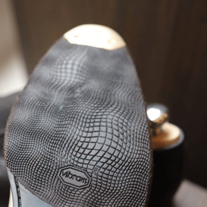 Classical shoe sole Vibram and brass toe cap