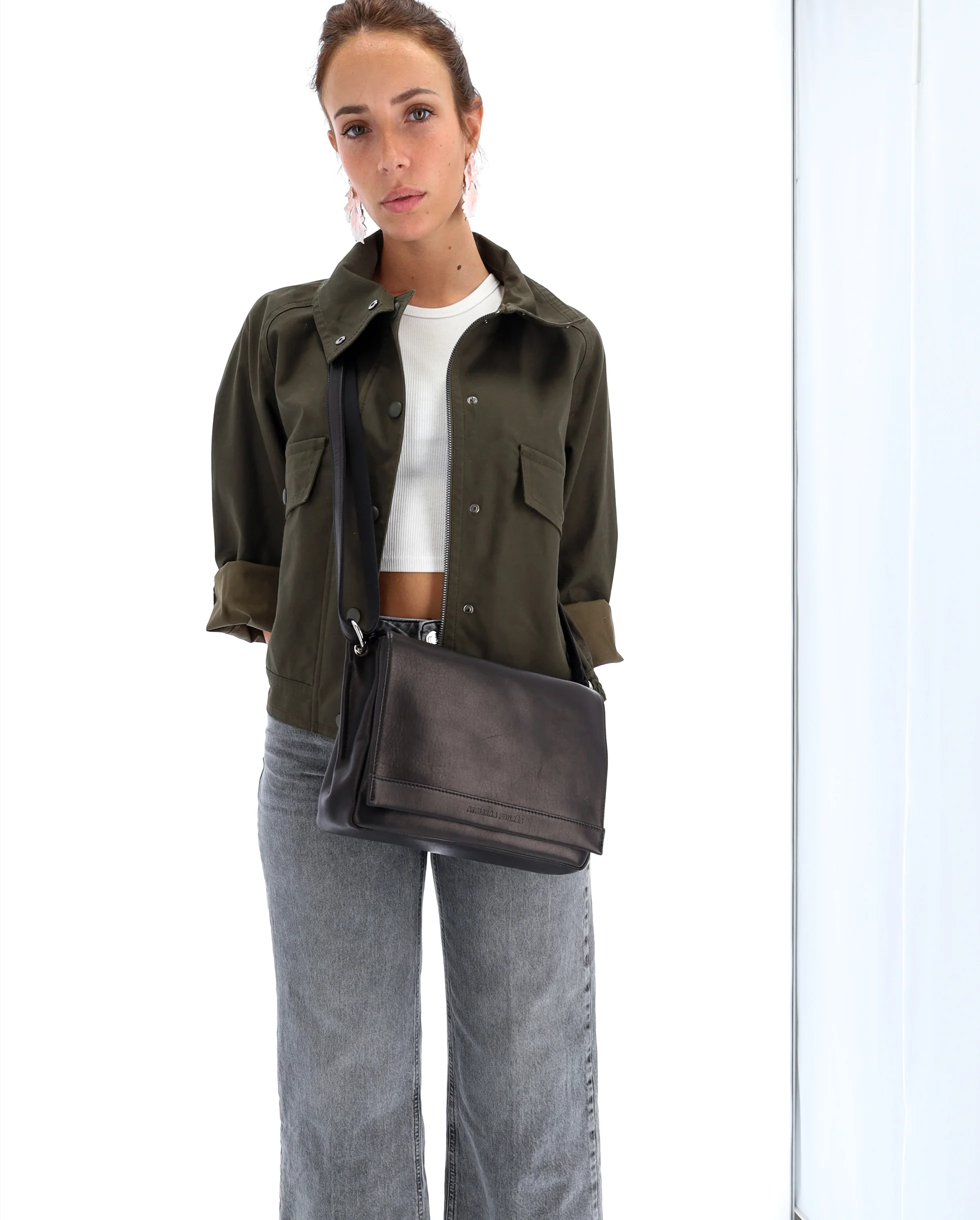 HARMONIE – CLASSIQUE SAC PORTÉ CROISÉ À RABAT Ateliers Foures- E551 – Image 2