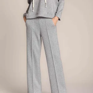 mason's pantalon de jogging gris lurex argenté