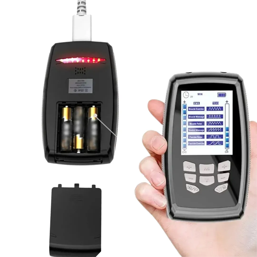 Electrostimulateur musculaire à unité Tens – Soulage les douleurs, tonifie les muscles et sculpte la silhouette efficacement – Image 7