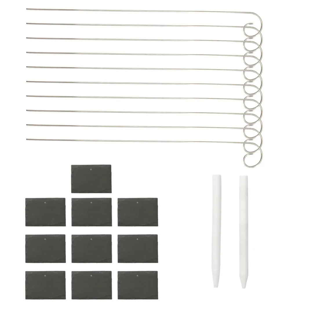 Étiquettes de jardin ardoise avec crayon – Réutilisables et élégantes pour un potager bien organisé – Image 8