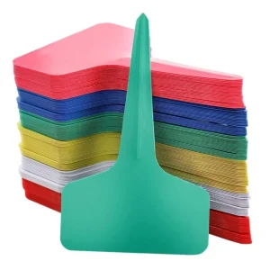Étiquettes plantes jardin en plastique coloré – Repérage facile et durable de vos semis et fleurs – Lot multicolore résistant aux intempéries
