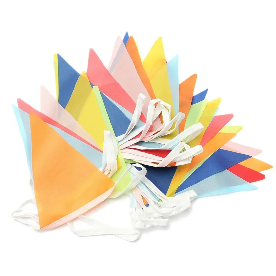 Fanions décoratifs tissu pour fête extérieure – Ambiance festive garantie pour vos événements en plein air