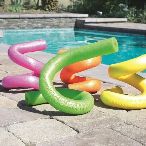 Frite de piscine – Accessoire flottant idéal pour jeux aquatiques, apprentissage et détente sécurisée