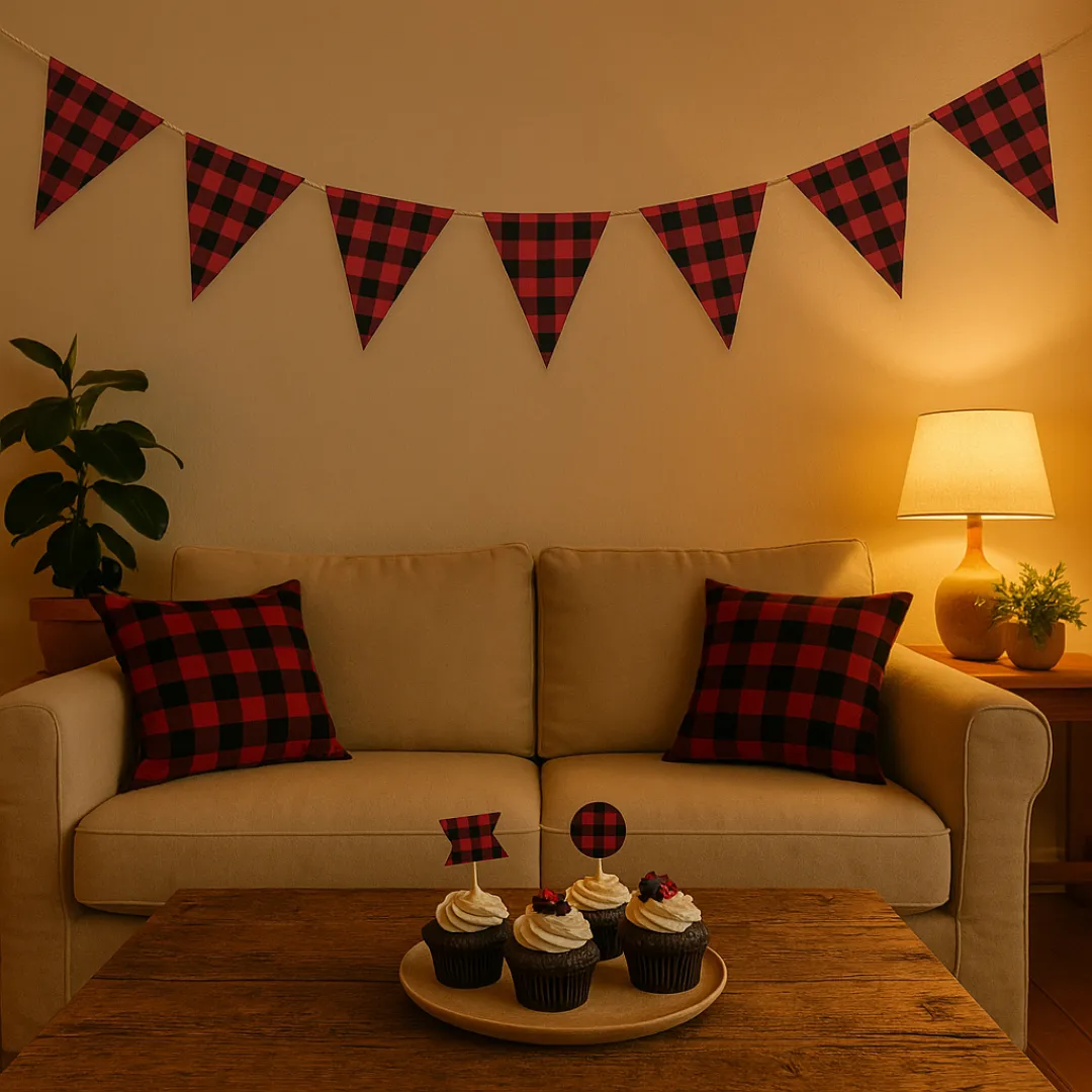 Guirlande fanions tissu réutilisable extérieur – Image 6