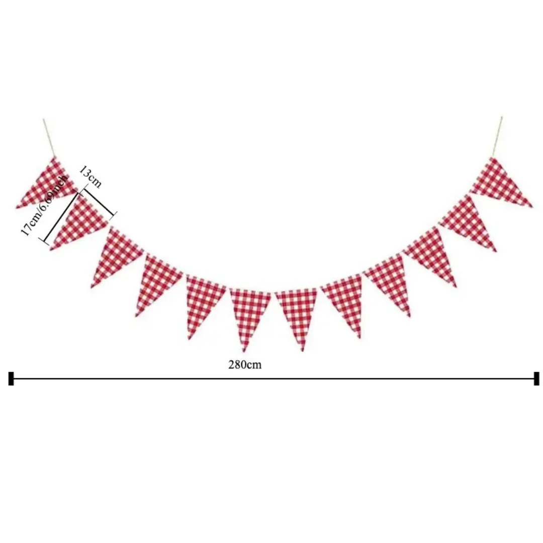 Guirlande fanions tissu réutilisable extérieur – Image 9