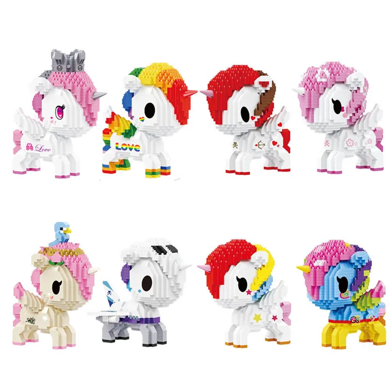 Licorne en Blocs – Jeu de Construction Créatif – Image 5