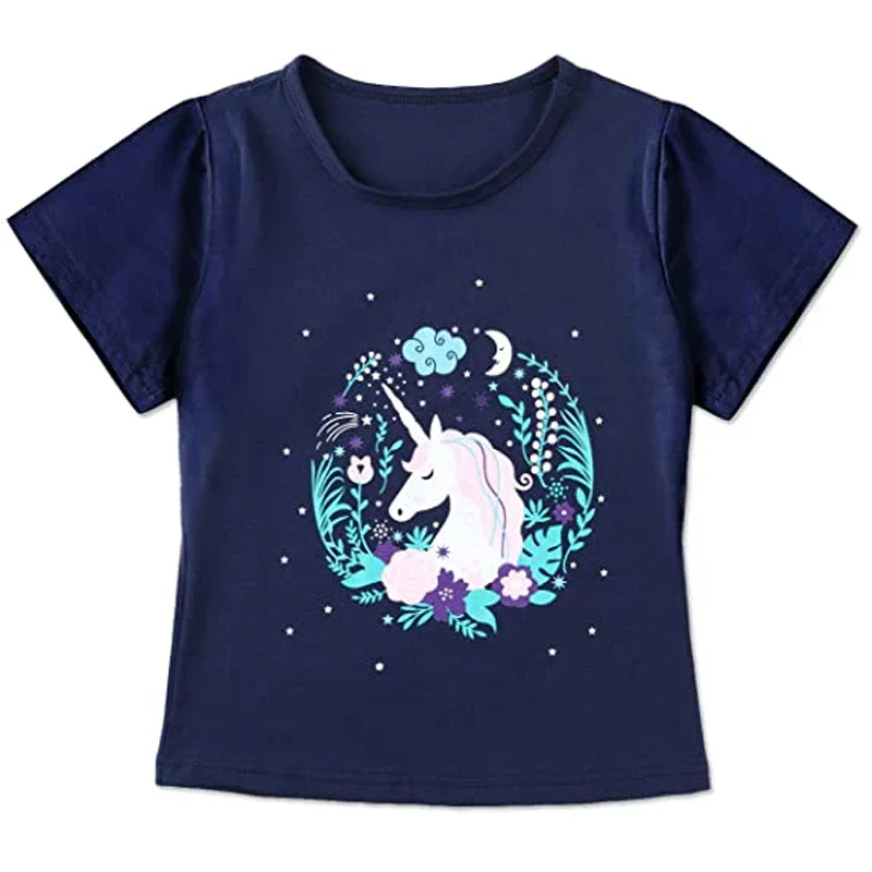 Ensemble Pyjama Licorne - Bleu Marine – Image 5