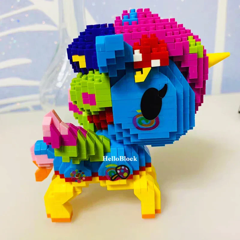 Licorne en Blocs – Jeu de Construction Créatif – Image 4