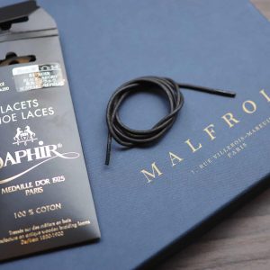 « Médaille d’or » shoe laces in black