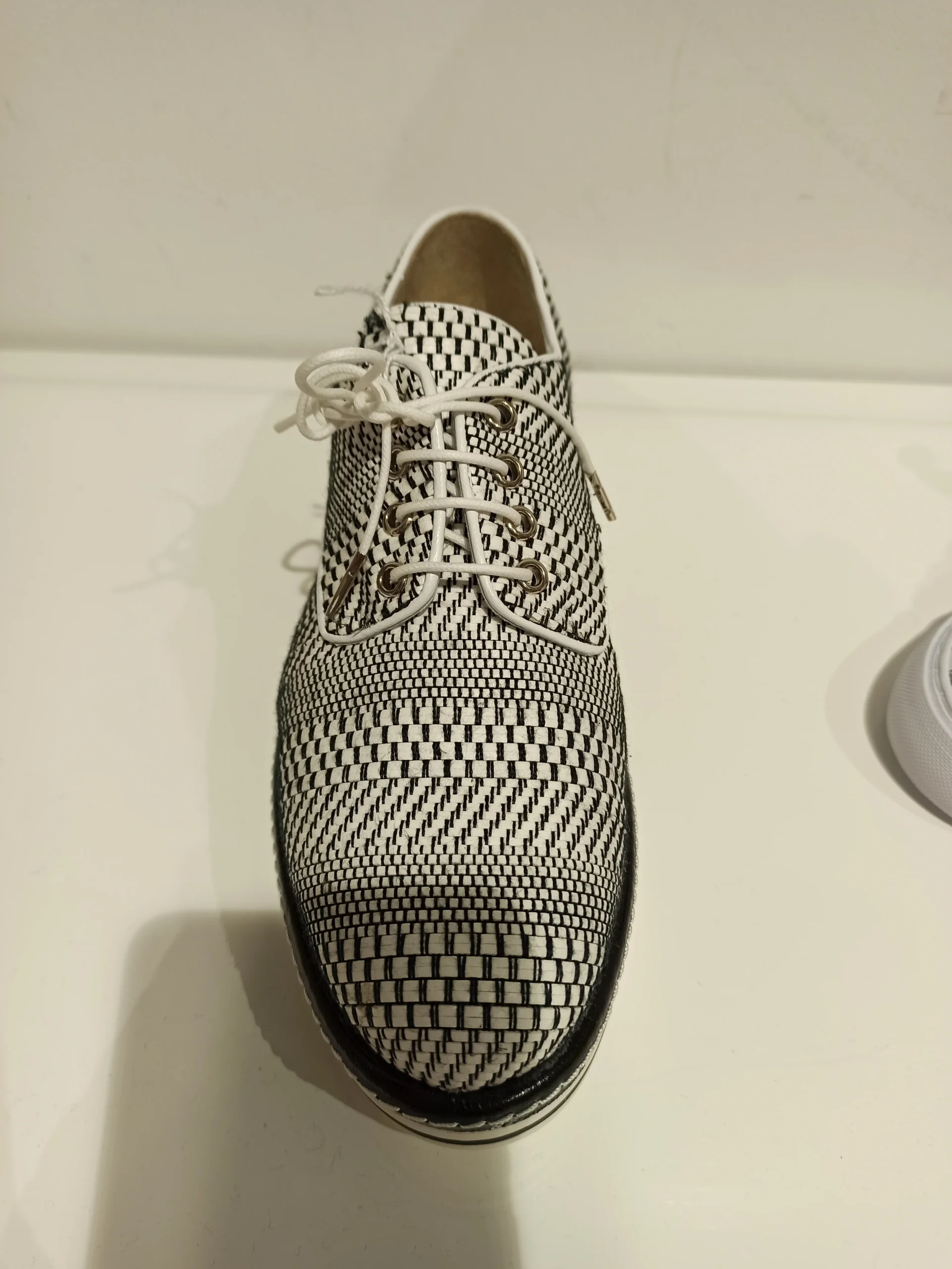 pons quintana derbies en cuir tressé – Image 3