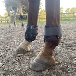 Protections – protèges boulets en cuir faits main doublé neoprène