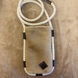 Pochette de Téléphone en Peau de Mouton Veritable
